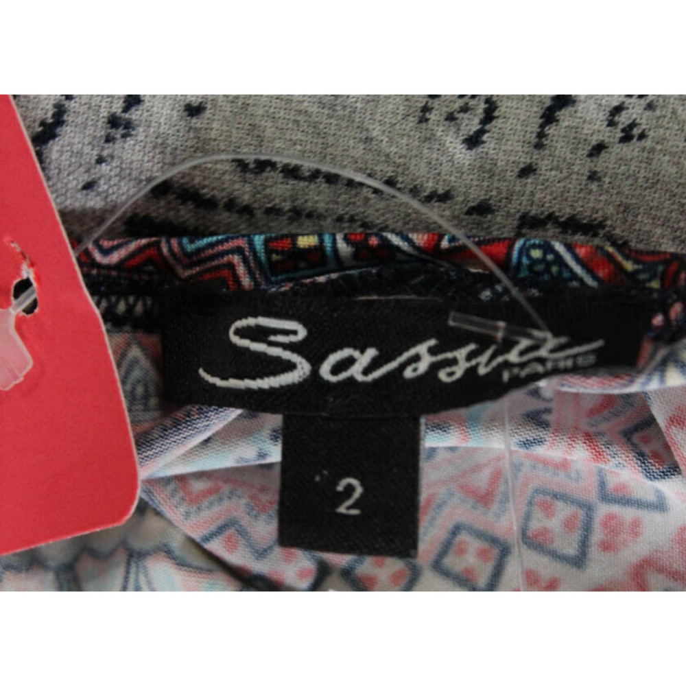 NWT Sassia Pink Blue Dress Size 2 - Picture 5 of 8